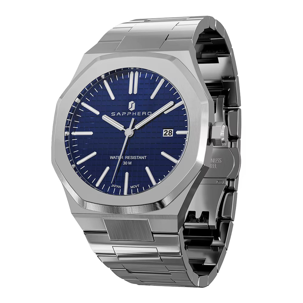 Men'S Watches Classic Business Watches Stainless Steel Watches High-End Clocks Imported Movements Sports Wristwatch