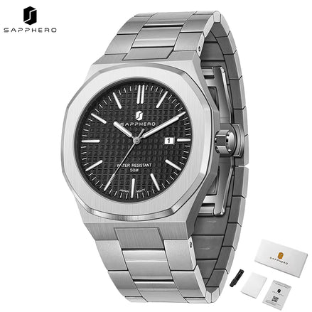 Men'S Watches Classic Business Watches Stainless Steel Watches High-End Clocks Imported Movements Sports Wristwatch