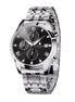 Luxury Men'S Watch Stainless Steel Watch Calendar Waterproof Clock 5ATM Men'S Watch High-End Gift Box Clock