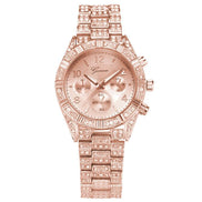 Women Crystal Quartz Analog Wrist Watch Fashion Stainless Steel Geneva Luxury Reloj Hombre Montre Femme Sport Watches