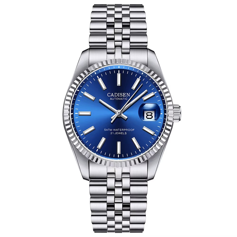 Men Mechanical Watch Top Brand Luxury Automatic Watch Business Stainless Steel Waterproof Watch Men Relogio Masculino