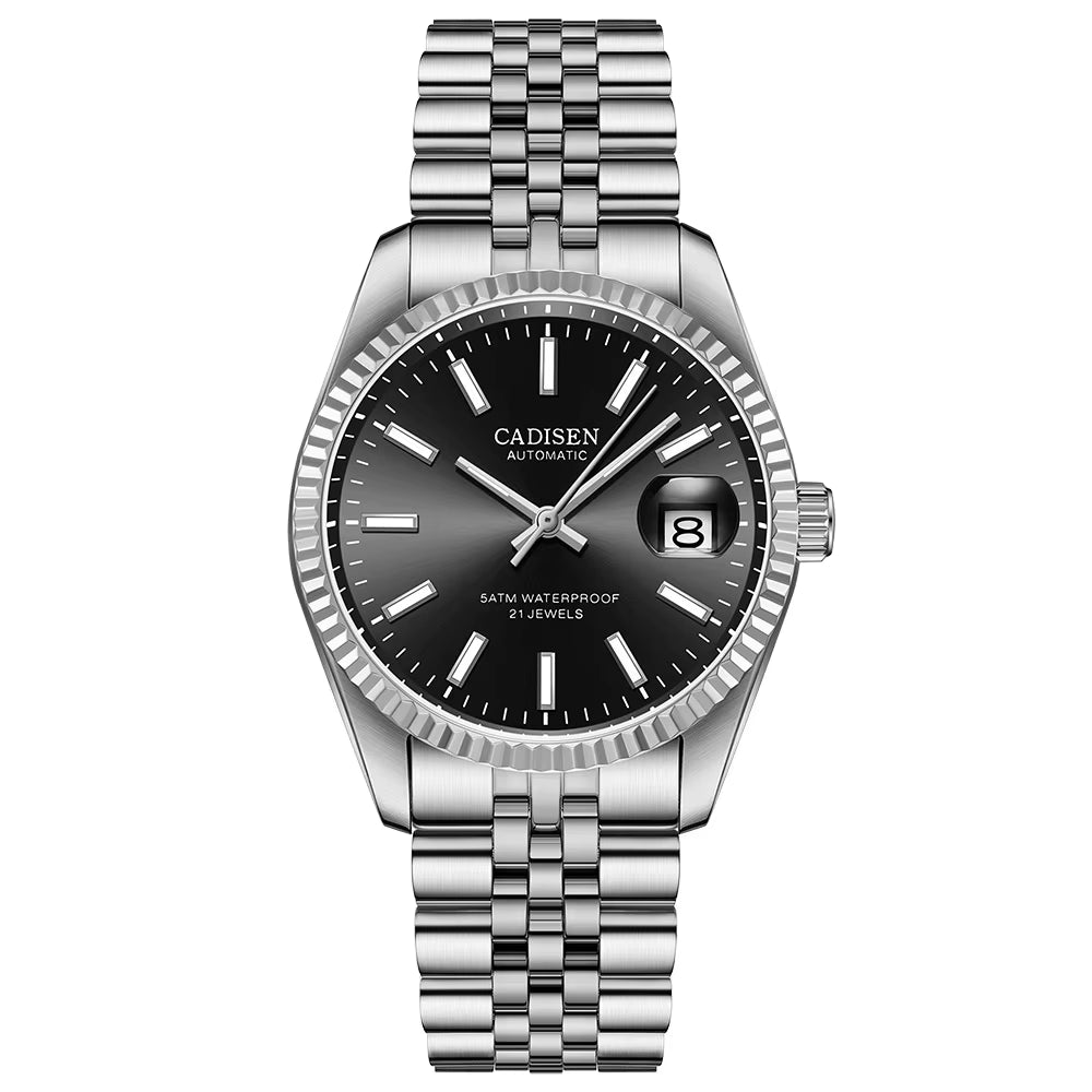 Men Mechanical Watch Top Brand Luxury Automatic Watch Business Stainless Steel Waterproof Watch Men Relogio Masculino