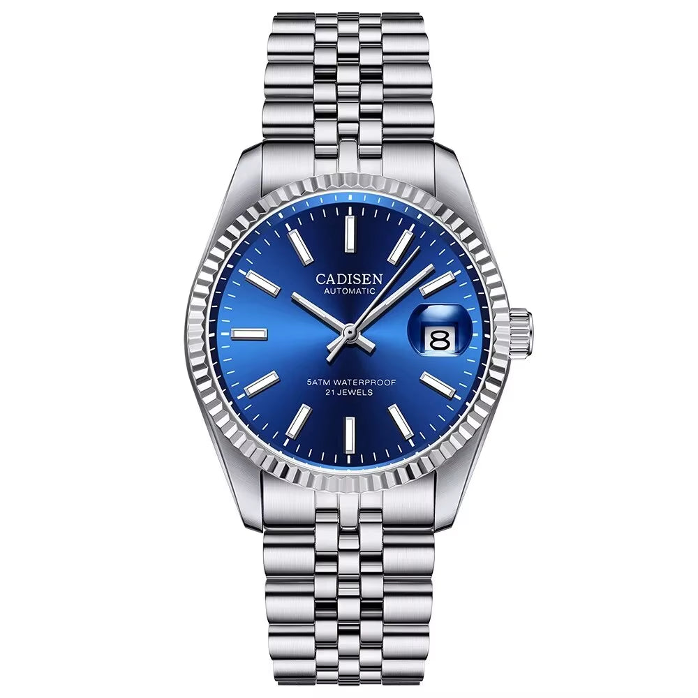 Men Mechanical Watch Top Brand Luxury Automatic Watch Business Stainless Steel Waterproof Watch Men Relogio Masculino