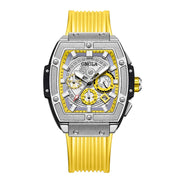 Tonneau Square Big Quartz Watch Man Lumious Chronograph Wristwatch Fashion Casual Style Luxury Man Watch Relogio Masculino